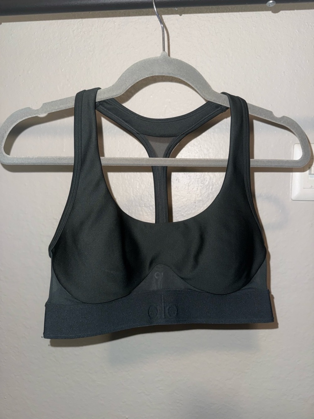 Dark green Racerback Sports Bra - Women Intimates & Sleepwear